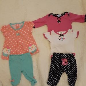 3-6 month girl outfits